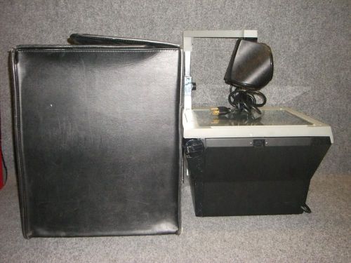 *vintage* gaf model 485 overhead projector w/carrying case *includes lamp/bulb* for sale