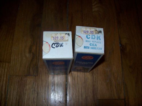 2 NOS   BULB/LAMP  GE  CDK/CEA  100 WATT 120  VOLT  75 HOURS PROJECTOR