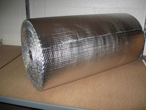 3/16&#034; Double Foil Bubble Insulation Reflective Wrap - 24&#034; X 125&#039;