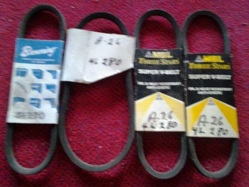 4 lot a26 a-26 4l280 belt NEW