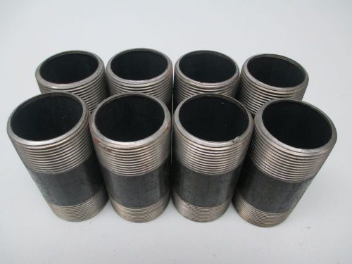 LOT 8 NEW PIPE NIPPLE STEEL 1-1/2IN NPT 3-1/2IN LENGTH D262540