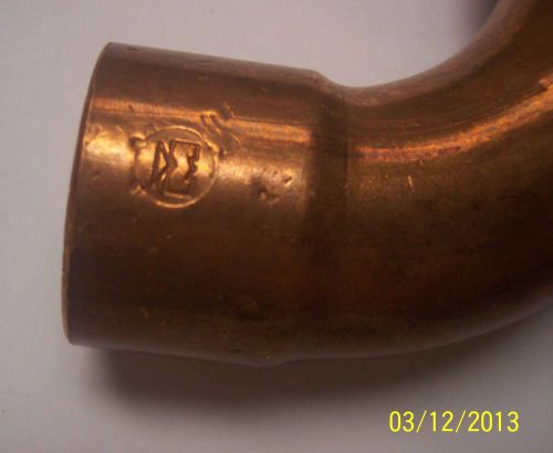 Mueller Stream Copper Elbow  1 5/8 &#034; x 5&#034; STREET LONG RADIUS W 02355 WE-503L FTG x C