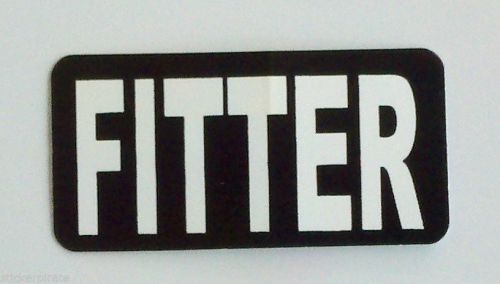 3 - Fitter Iron Worker Hard Hat Welder Oil Field Tool Box Helmet Sticker