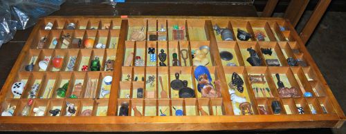 Letterpress Hamilton Type Case  Drawer  Shadow Box