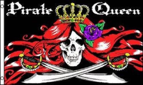Pirate Queen Flag 3x 5&#039; Indoor Outdoor Banner