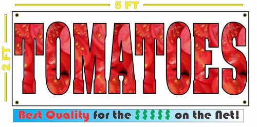 TOMATOES Banner Sign NEW 4 Nursery Lawn Garden Fruit Tree Stand Bushel Basket