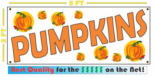 Pumpkins banner sign new 4 nursery lawn garden fruit tree stand patch u pick for sale