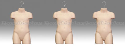 3 Pcs 5T-7T Child half round Mannequin Torso Form # PS-C245F-3pcs