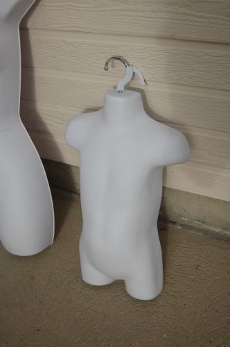 Child Mannequin Form Hanging White/Light GrayChildrens Clothing Display