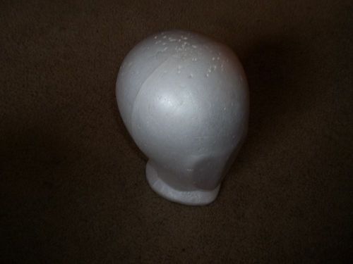 STYROFOAM MANNEQUIN HEAD DISPLAY FOR HATS WIGS JODI HEAD 20 1/2