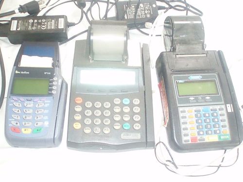 HYPERCOM T7 PLUS VERIFONE OMNI LIPMAN NURIT POS SYSTEM RESTAURANT BAR AS IS