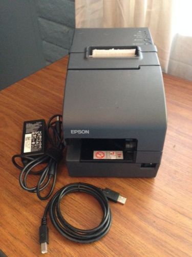 Epson TM-H2000 Thermal Receipt MICR Reader Printer M255A  USB/Serial (Nice)