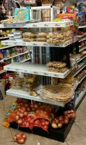 Vintage General Store Shelf Rack Display  adjustable shelfs.