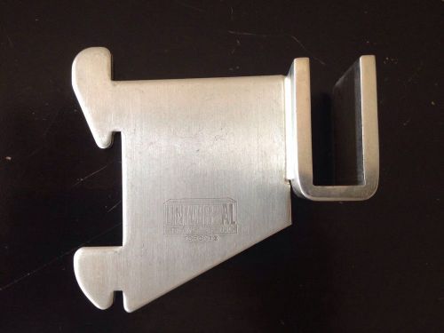 Heavy duty flat bar 3&#034; bracket for rectangular tubing lot of 6 used for sale