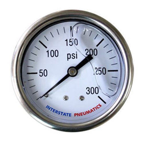 Pressure Gauge 160 PSI 2-1/2&#039; Dial 1/4&#039; NPT Rear Mount Oil Filled - G7122-160