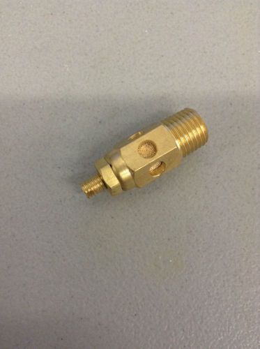 Dixon scm28 brass air hose fitting, speed control muffler, 1/4&#034; npt male for sale