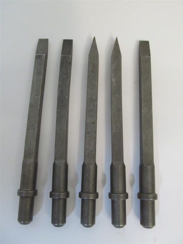 Round Shank Impact Chisels - 3/8&#034; x 6&#034; x 11mm - 5 each