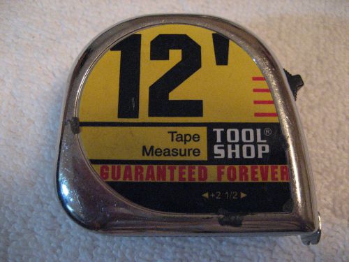 12&#039; tape measure TOOL SHOP