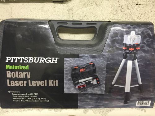 MOTORIZED ROTARY LASER LEVEL KIT, BRAND NEW, IN ORIGINAL CASE,