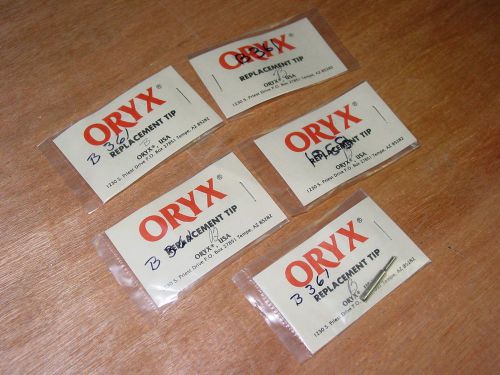 5 New ORYX B361 Soldering Iron Replacement Tips