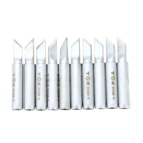 10 Pcs Lead-free Solder Screwdriver Iron Tip for Soldering Rework Station Tool