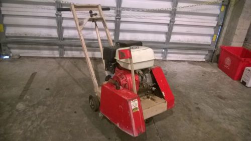 Edco 14&#034; concrete and asphalt walk behind saw sk14-11h 9hp honda recent service for sale