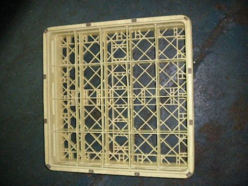 16 spot plastic commercial dishwasher rack 19.5 x19.5 sanitary food  dishes for sale