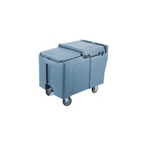 Cambro Sliding Lid Portable Ice Caddy Bin - 175LB Capacity Wheels BBQ Party Blue