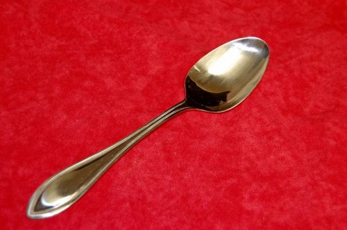 International American Bead, Stainless Serving Spoon, Flatware, Lot of 13 - Used