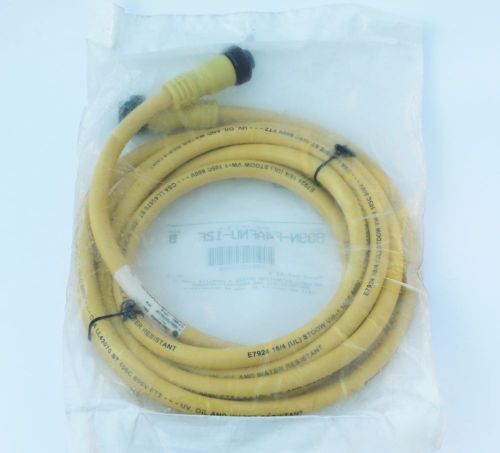 ALLEN BRADLEY 889N-F4AFNU-12FT SERIES B CORDSET 4 POLE MALE/FEMALE