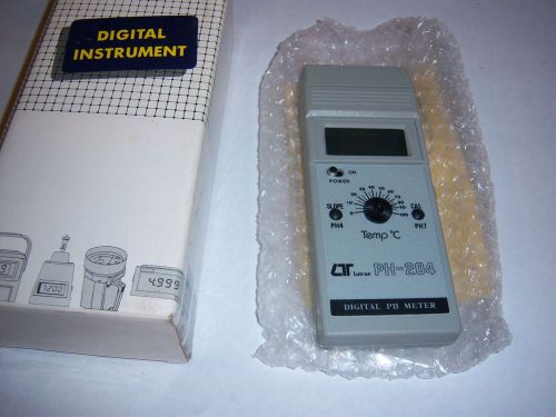 LUTRON DIGITAL PH METER PH-204 E74520 hucab