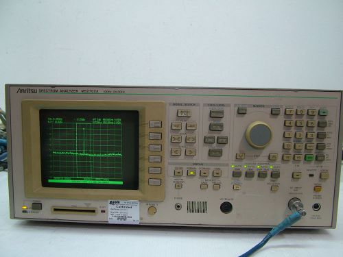 100Hz - 24.5GHz SPECTRUM ANALYZER MS2702A ANRITSU , GOOD!