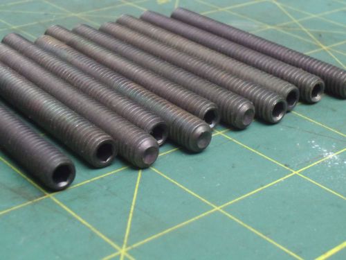 (11) 5/16-18 X 3&#034; SOCKET SET SCREWS CUP POINT BLACK OXIDE #57712