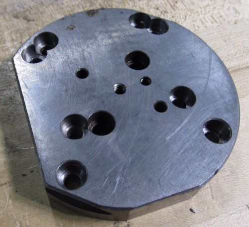 System 3R EDM Work Holder Base Plate, 100mm Diameter