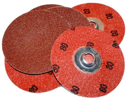 Merit 65165 Power-Lock 3&#034; 80-Grit Grinding Disc