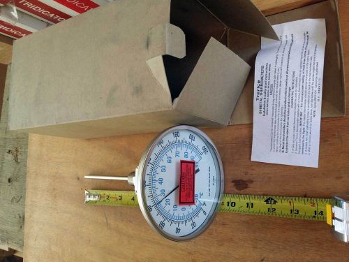 Trerice 5&#034; bi-Metal Thermometer 6&#034; Stem B8560604 0/200F NEW