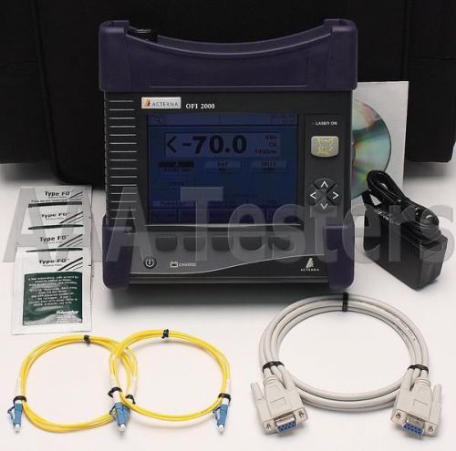 Acterna JDSU OFI2000 SM Fiber Optic Loss Test w/ VFL &amp; ORL OFI-2000 OFI 2042