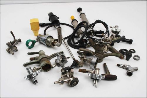 HUGE Beer Tap Lot keg coupler domestic american US schaefer pump BANNER SANKEY