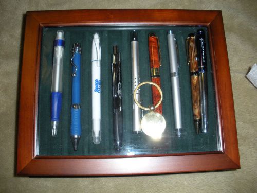 Bombay Company Cherry Wood Pen Display Case