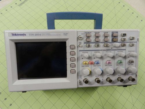 Tektronix TDS 2014 100 MHz 1GS/s 4 Channel Digital Storage Oscilloscope XLNT!