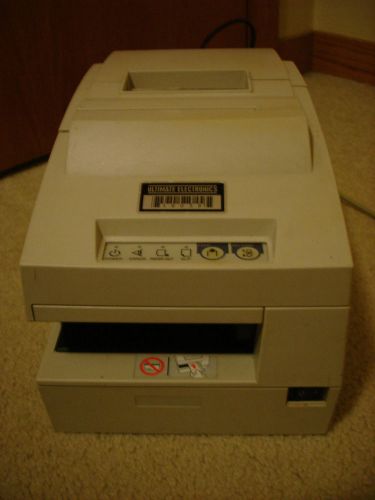 EPSON TM-H6000II MODEL M147E THERMAL RECEIPT PRINTER /ENDORSER W/POWER ADAPTER