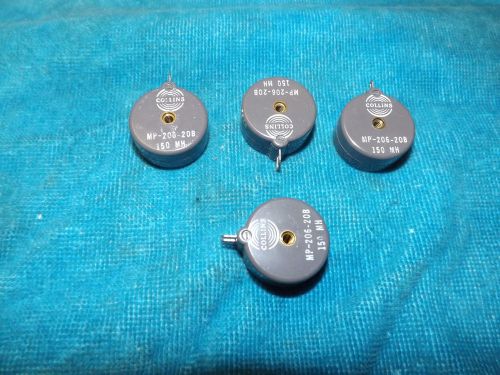 4 COLLINS TOROIDS MP 206-20B  150MH f/ HAM RADIO TRANSMITTER / RECEIVER