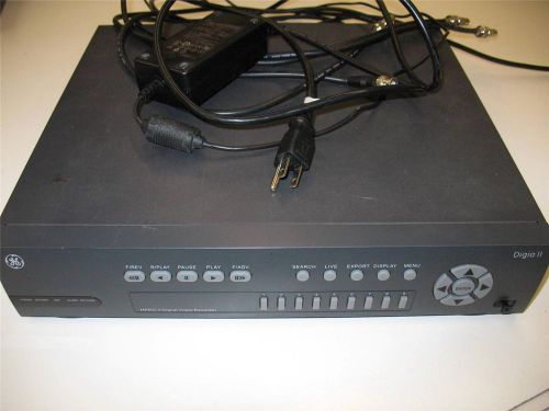 Ge digia ii 9 channel dvr digital video recorder mpeg-4 security surveillance for sale