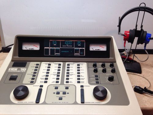 GSI 16, 2 Channel Clinical Audiometer with Current Calibration Certificate