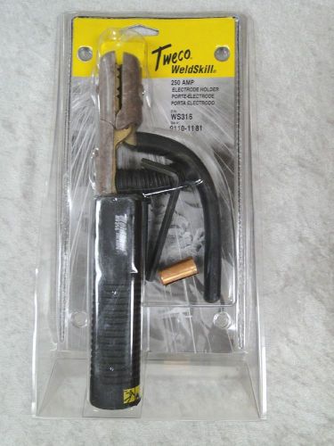 New tweco weldskill 250 amp electrode holder ws316 for sale