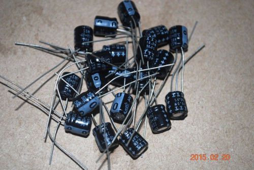 Lot of 20 pcs. 10 uF, 50vdc, 85 deg.Cent. Electrolytic Capacitor.