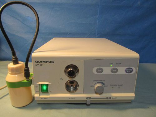 Olympus CV-60 Processor and Light Source W/ Water Bottle