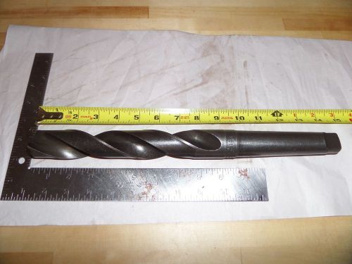 Union Twist Drill 1-11/32&#034; Drill Bit 4MT, 4 Morse Taper 14-1/2&#034; OAL  ((#D193))