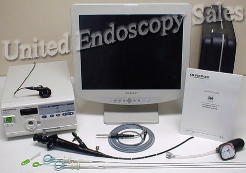 Olympus cyf-5 fiberoptic cystoscope system endoscopy endoscope - warranty!! for sale