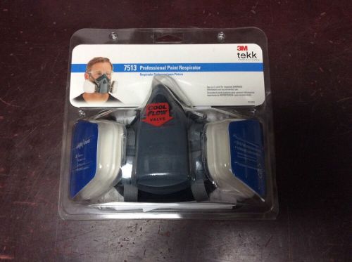 *NEW* 3M Tekk 7513 Professional Paint Respirator Large